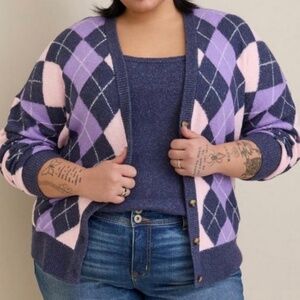 🆕 Vegan Cashmere V-neck Cardigan Sweater 3 3X 22 24 NWT Torrid New!